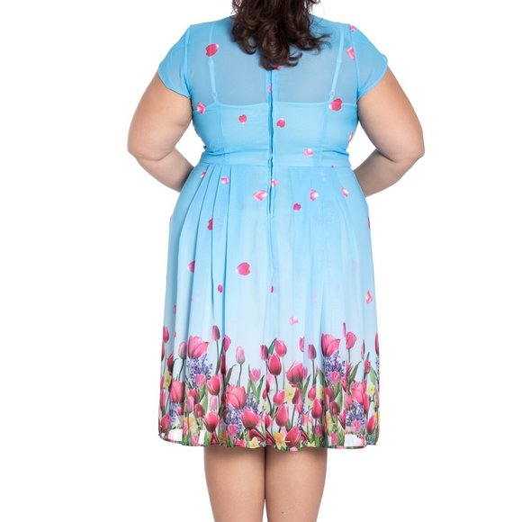 🌷Hell Bunny Bethany Dress UK 4x - Picture 3 of 7